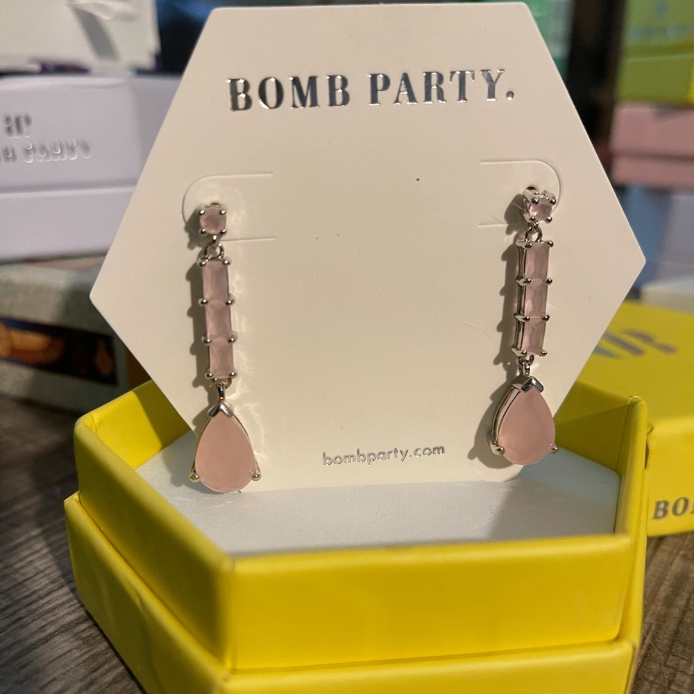 RBP 3897 Rosewater Opal Earrings